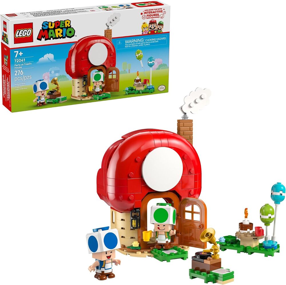 LEGO Super Mario Party at Toad House Kids Toy 72041 NIB